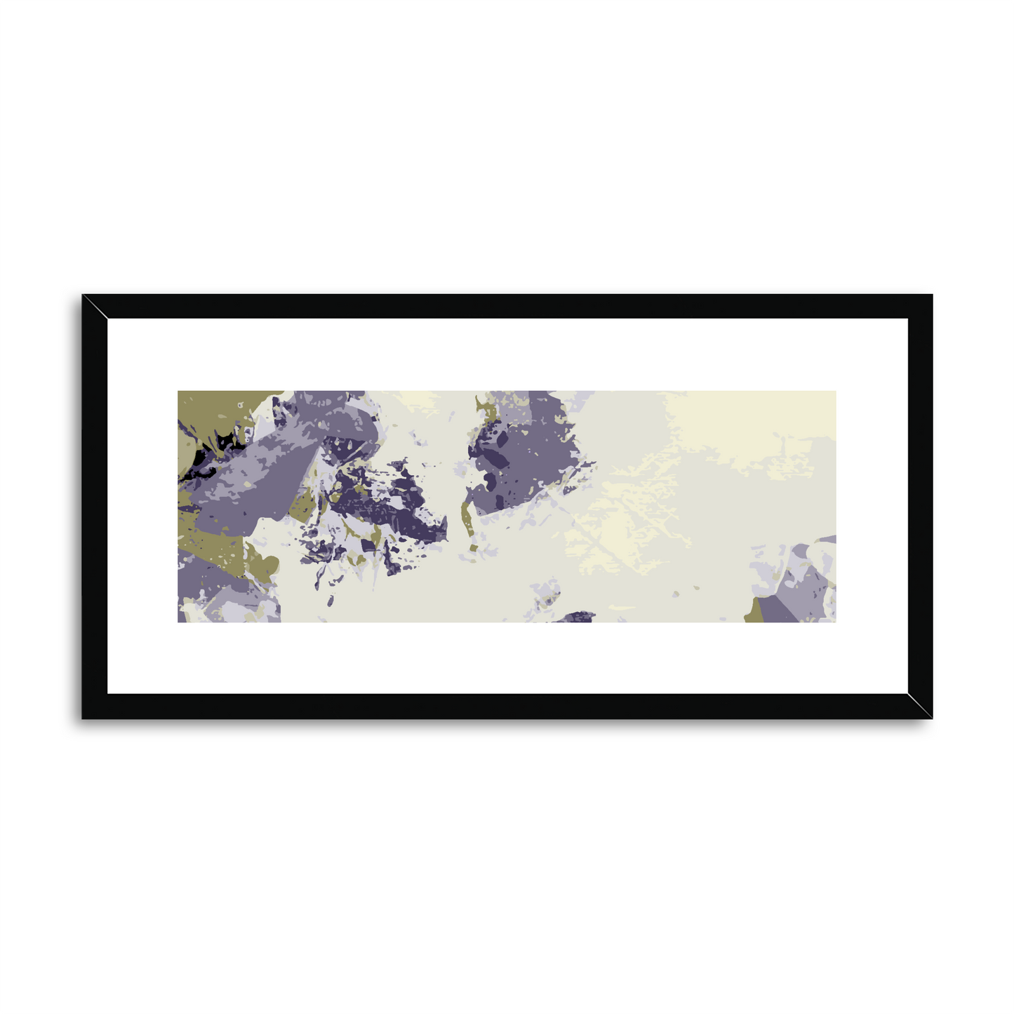 Framed Graphic Art Print, White Mat - 12x24 inches | FP-1260-7694