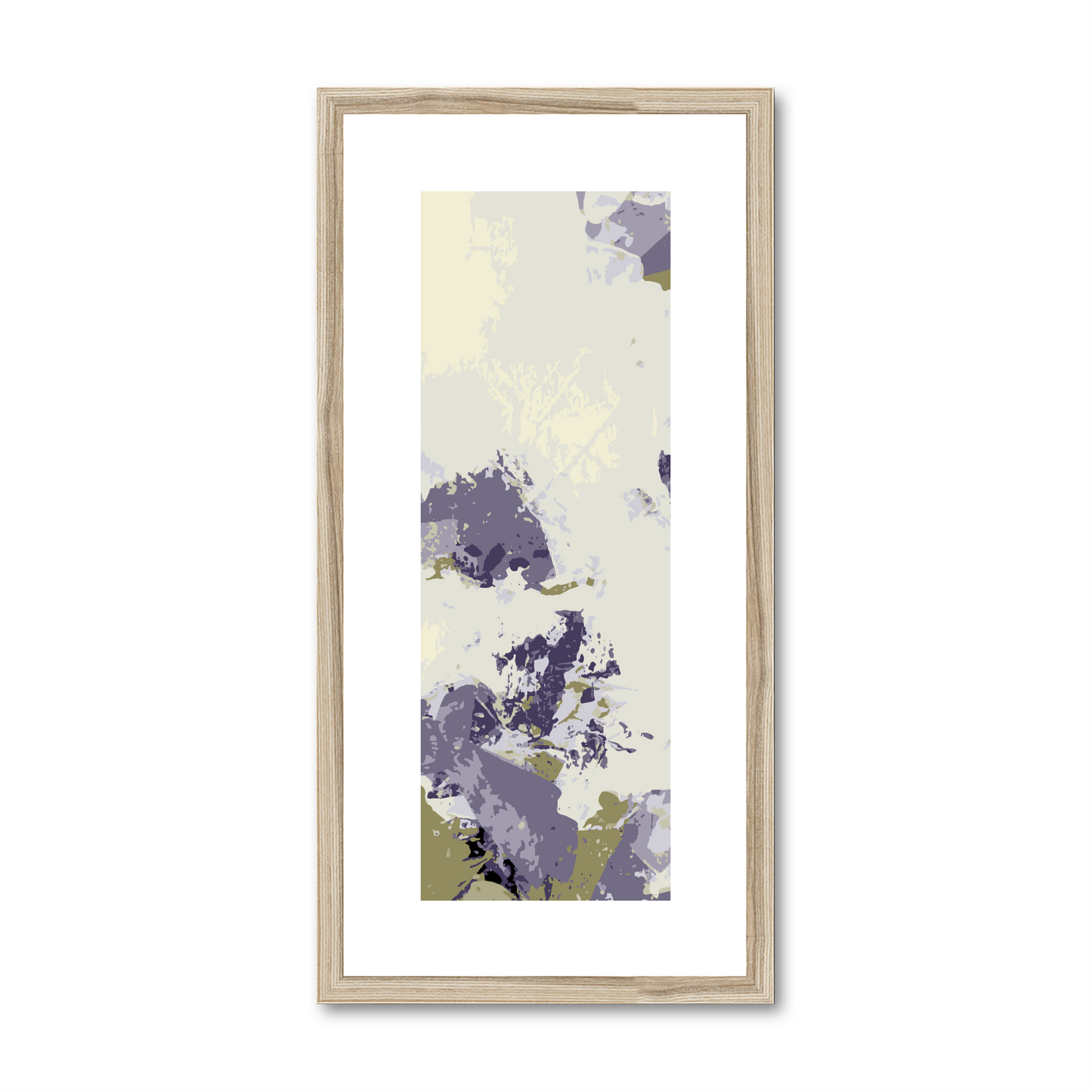 Framed Graphic Art Print, White Mat - 12x24 inches | FP-1260-7694