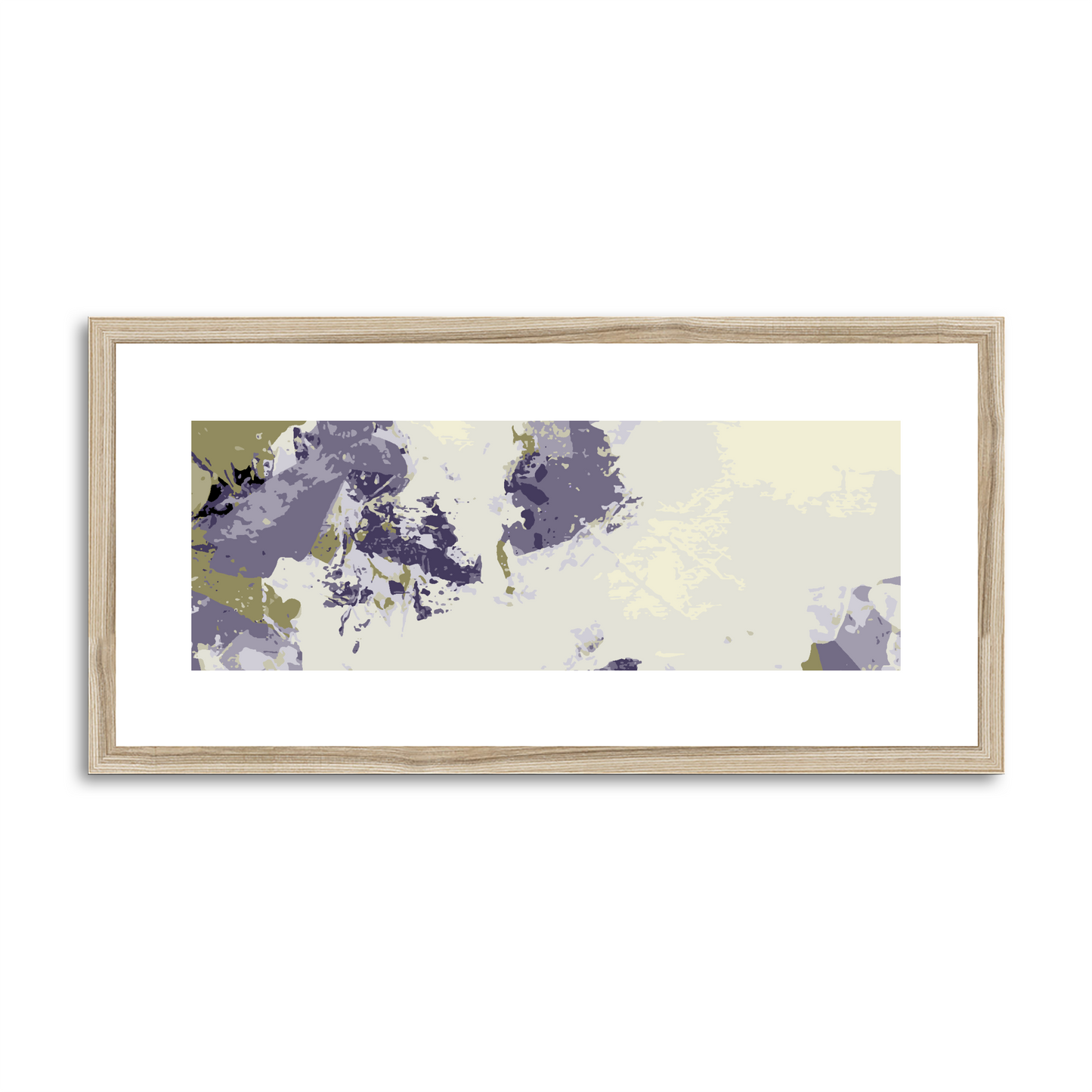 Framed Graphic Art Print, White Mat - 12x24 inches | FP-1260-7694