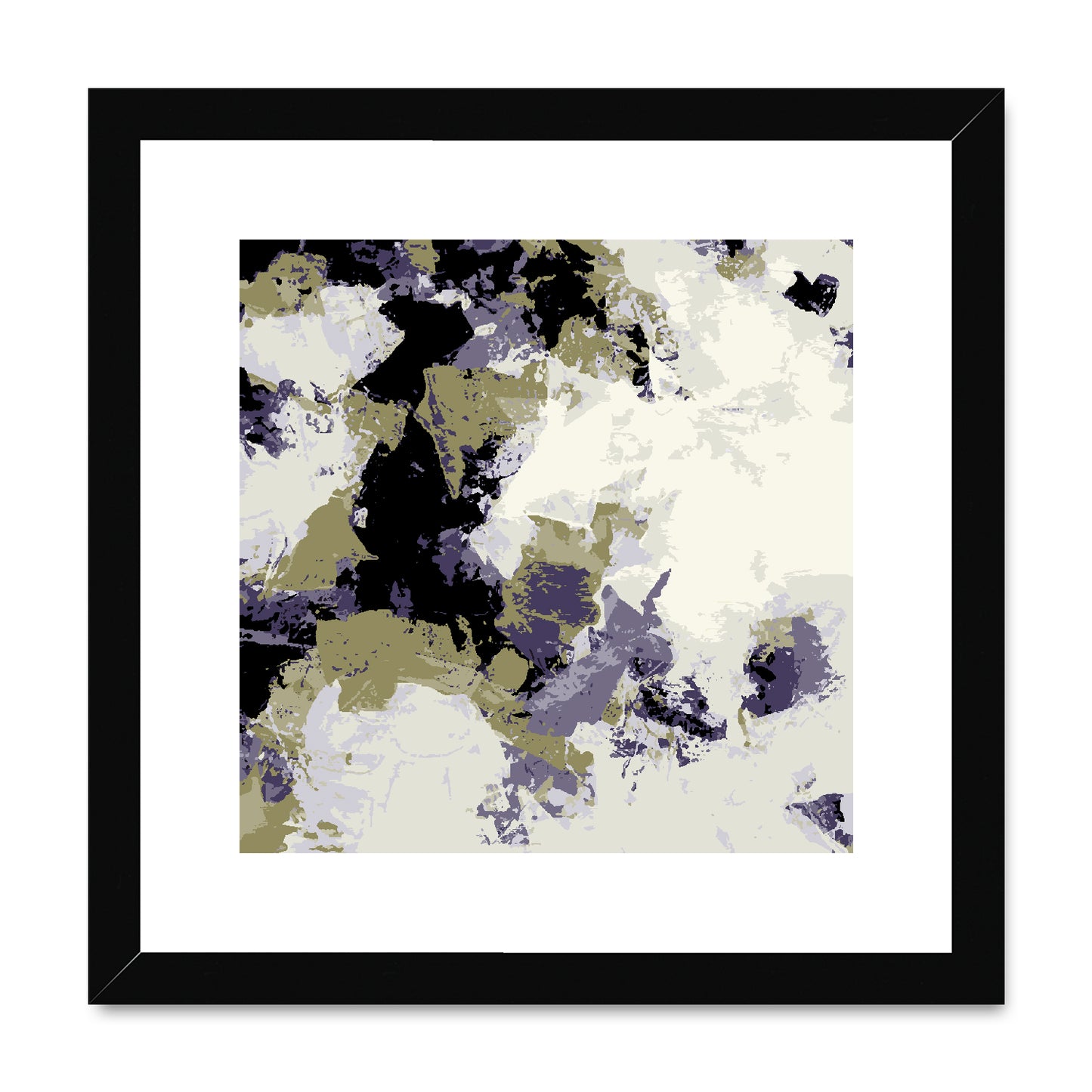 Framed Graphic Art Print, White Mat - 8x8 12x12 16x16 20x20 24x24 28x28 inches | FPS-1260-7695