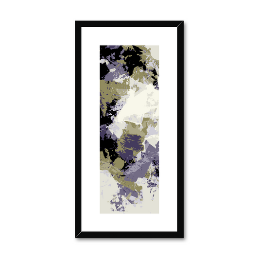 Framed Graphic Art Print, White Mat - 12x24 inches | FP-1260-7695