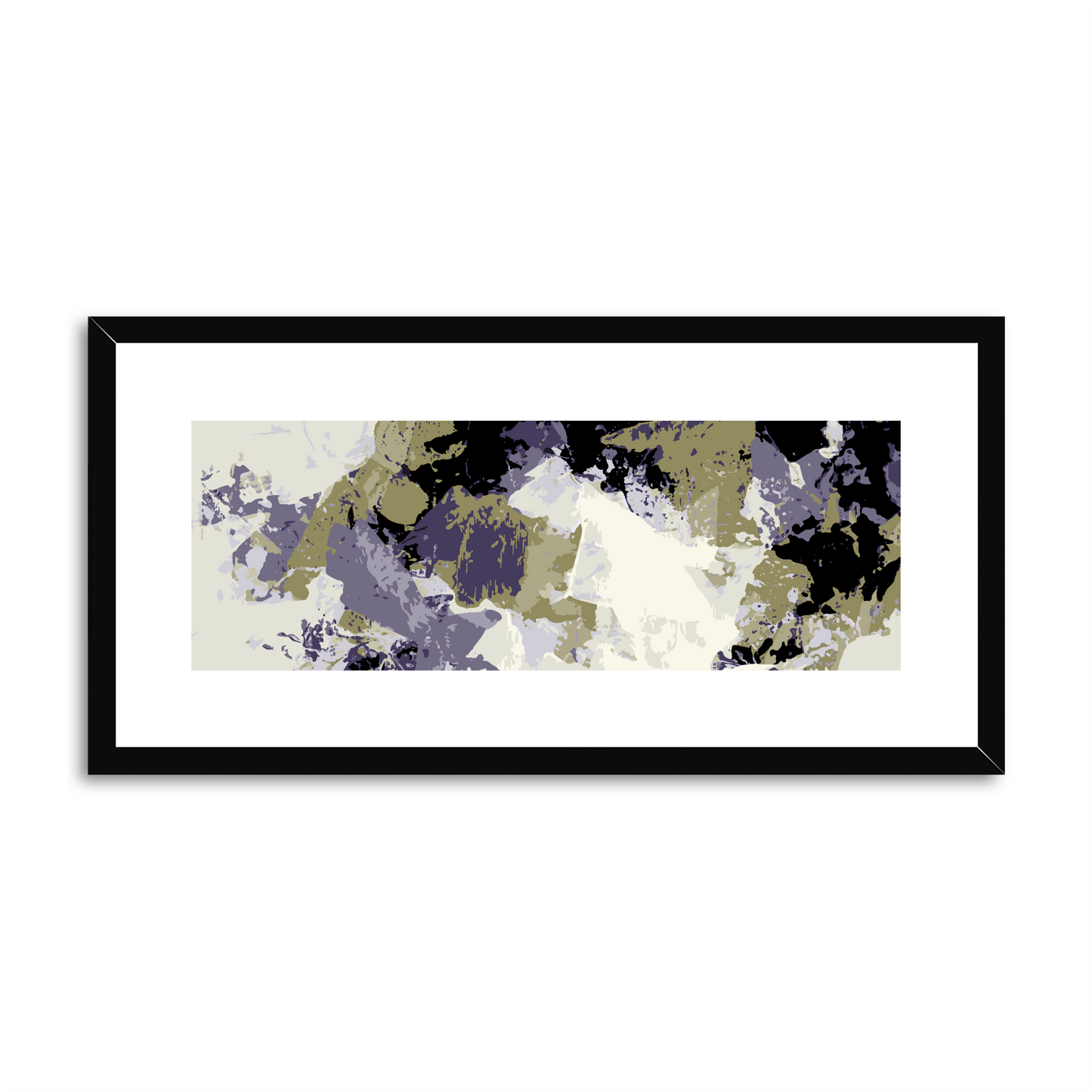 Framed Graphic Art Print, White Mat - 12x24 inches | FP-1260-7695