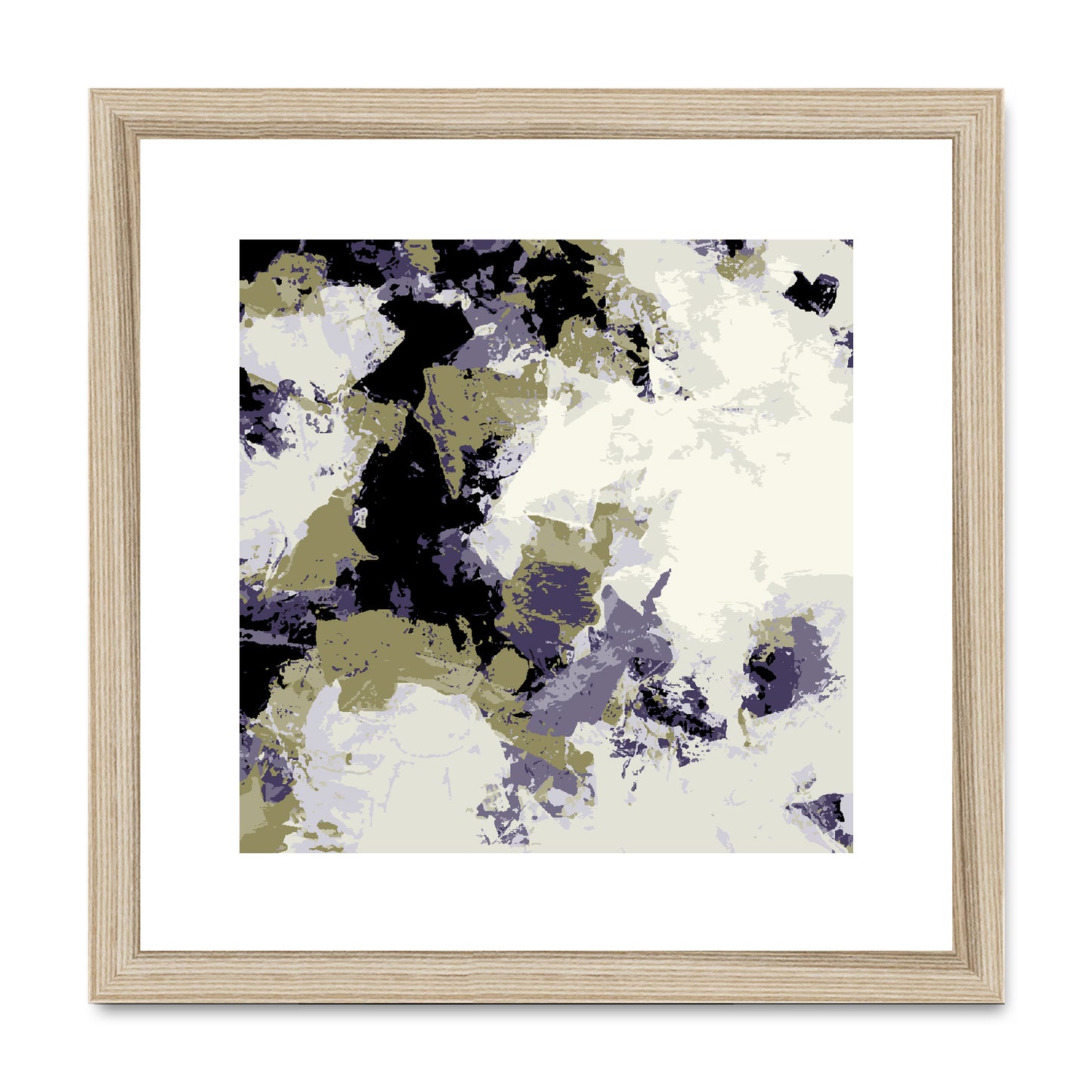 Framed Graphic Art Print, White Mat - 8x8 12x12 16x16 20x20 24x24 28x28 inches | FPS-1260-7695