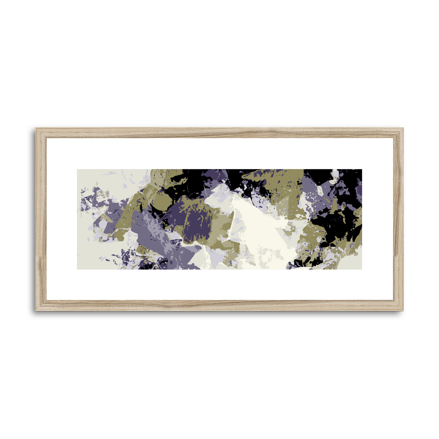 Framed Graphic Art Print, White Mat - 12x24 inches | FP-1260-7695