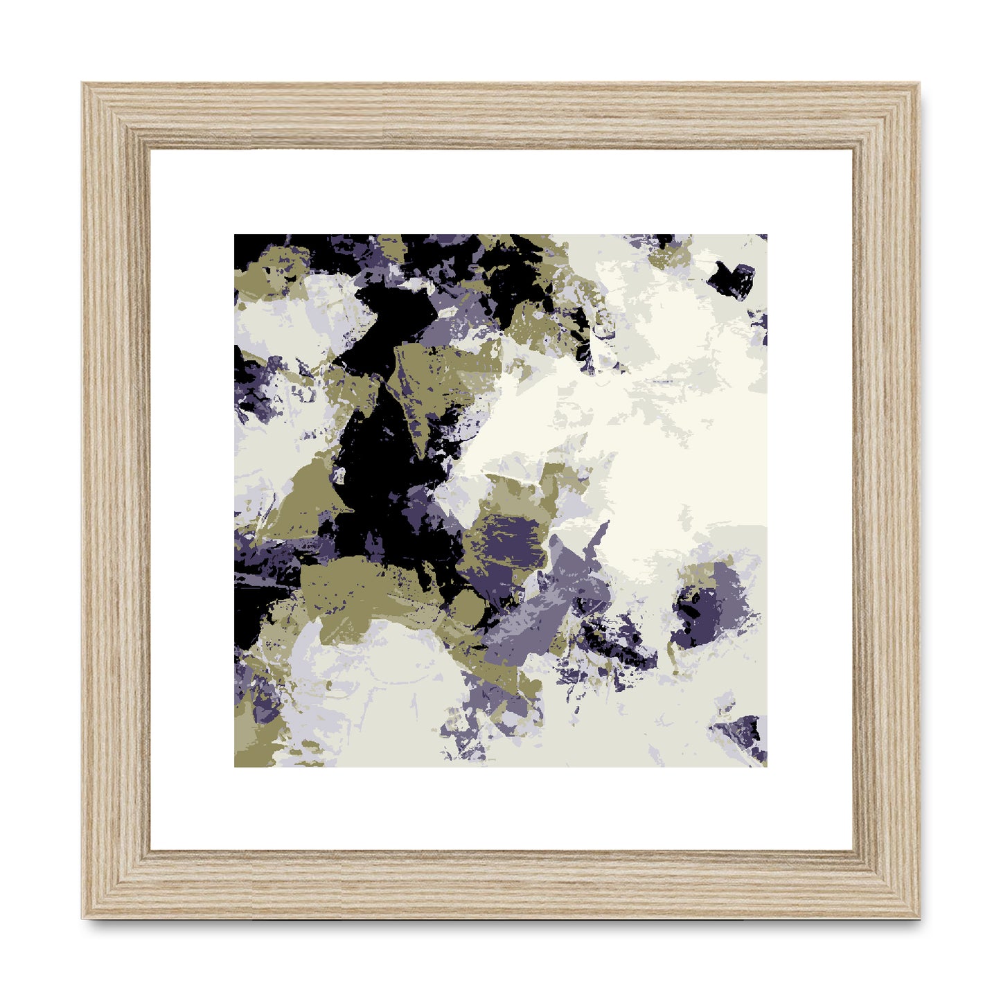 Framed Graphic Art Print, White Mat - 8x8 12x12 16x16 20x20 24x24 28x28 inches | FPS-1260-7695