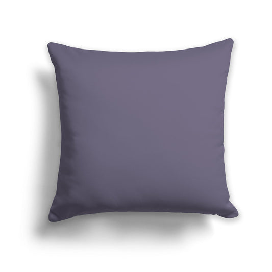 Square Throw Pillow in Solid Medium Purple