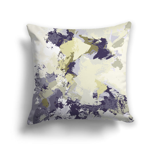 Square Throw Pillow featuring graphic art from the Mint Chocolate Collection