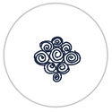 Navy Blue & White #1271-171
