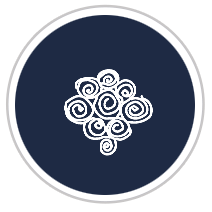 Navy Blue & White #1271-172