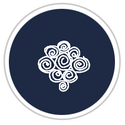 Navy Blue & White #1271-172