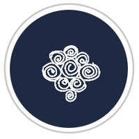 Navy Blue & White #1271-172