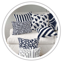 Navy Blue & White #1271