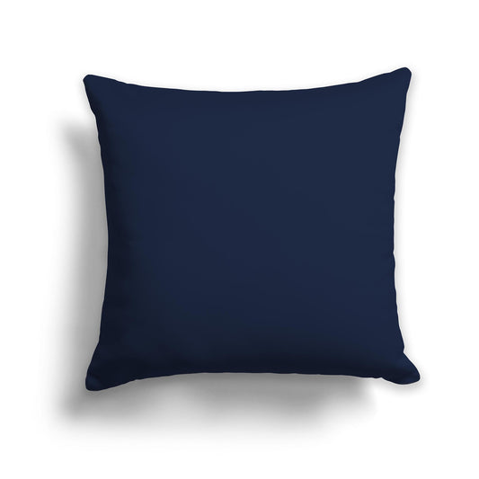 Square Throw Pillow in Solid Navy Blue