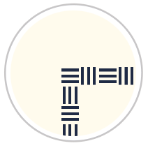 Navy Blue & Pale Cream #1273-141