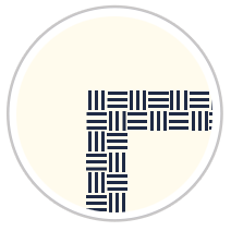 Navy Blue & Pale Cream #1273-143