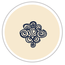 Navy Blue & Beige #1275-171