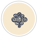 Navy Blue & Beige #1275-171