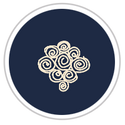 Navy Blue & Beige #1275-172