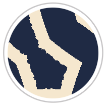 Navy Blue & Beige #1275-392