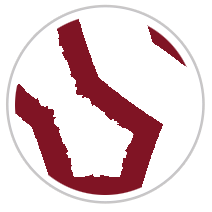 Burgundy Red & White #1281-391