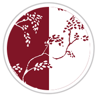 Burgundy Red & White #1281-181