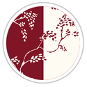 Burgundy Red & Pale Cream #1283-181