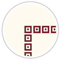 Burgundy Red & Pale Cream #1283-121