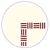 Burgundy Red & Pale Cream #1283-141