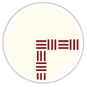 Burgundy Red & Pale Cream #1283-141