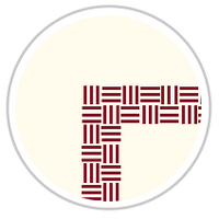 Burgundy Red & Pale Cream #1283-143