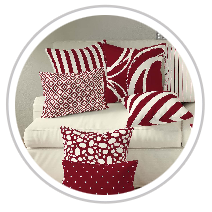 Burgundy & Pale Cream #1283