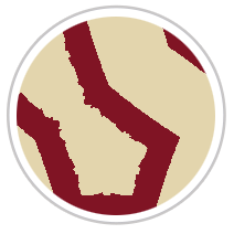 Burgundy Red & Tan #1284-391