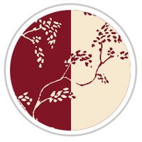 Burgundy Red & Beige #1285-181