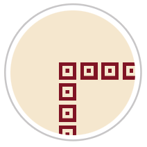 Burgundy Red & Beige #1285-121