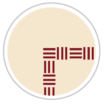 Burgundy Red & Beige #1285-141