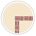 Burgundy Red & Beige #1285-141