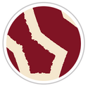 Burgundy Red & Beige #1285-392