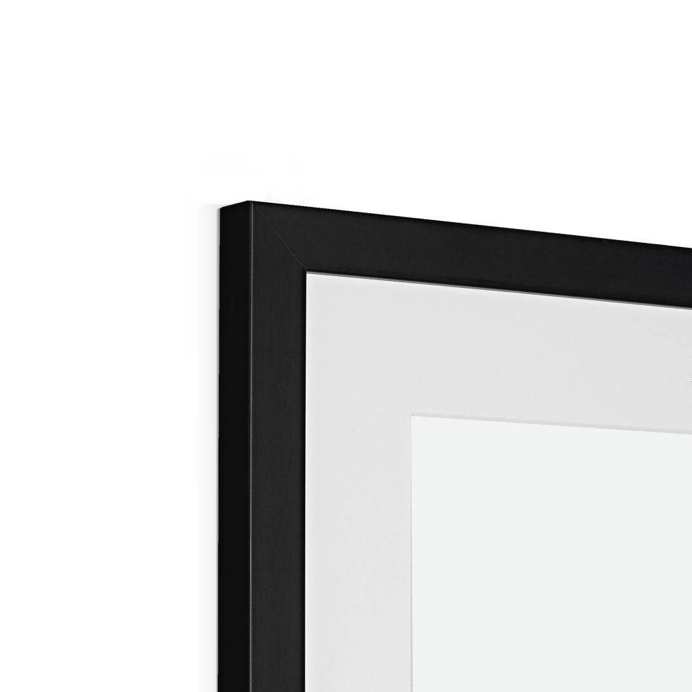 Framed Graphic Art Print, White Mat - 6x8, 8x12, 11x14, 12x16, 16x20, 18x24, 20x28 inches | FPV-1150-7694