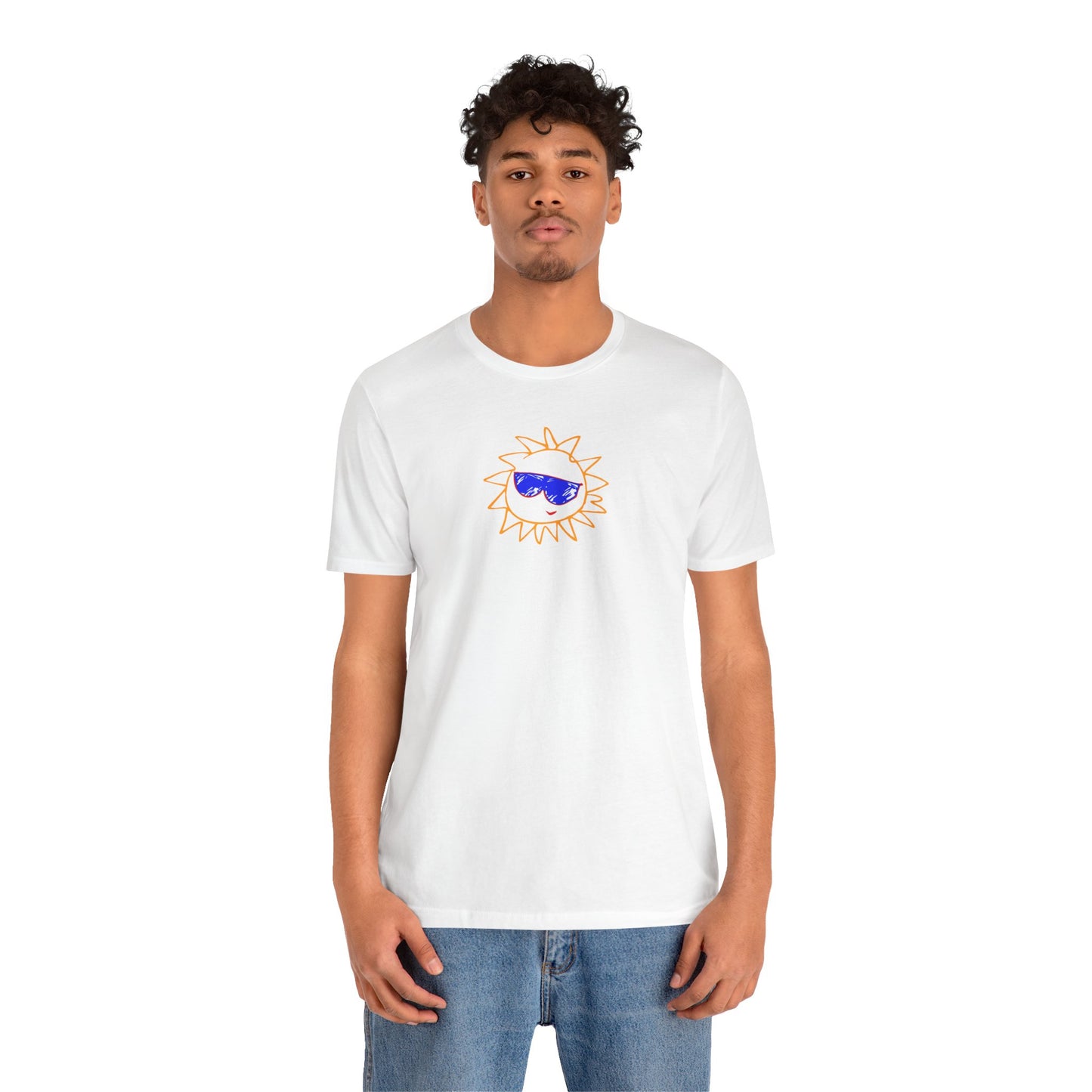 Bella + Canvas 3001 Unisex Cheerful Vibes Tee - Perfect for summer, gifts, celebrations and beach days | TSST