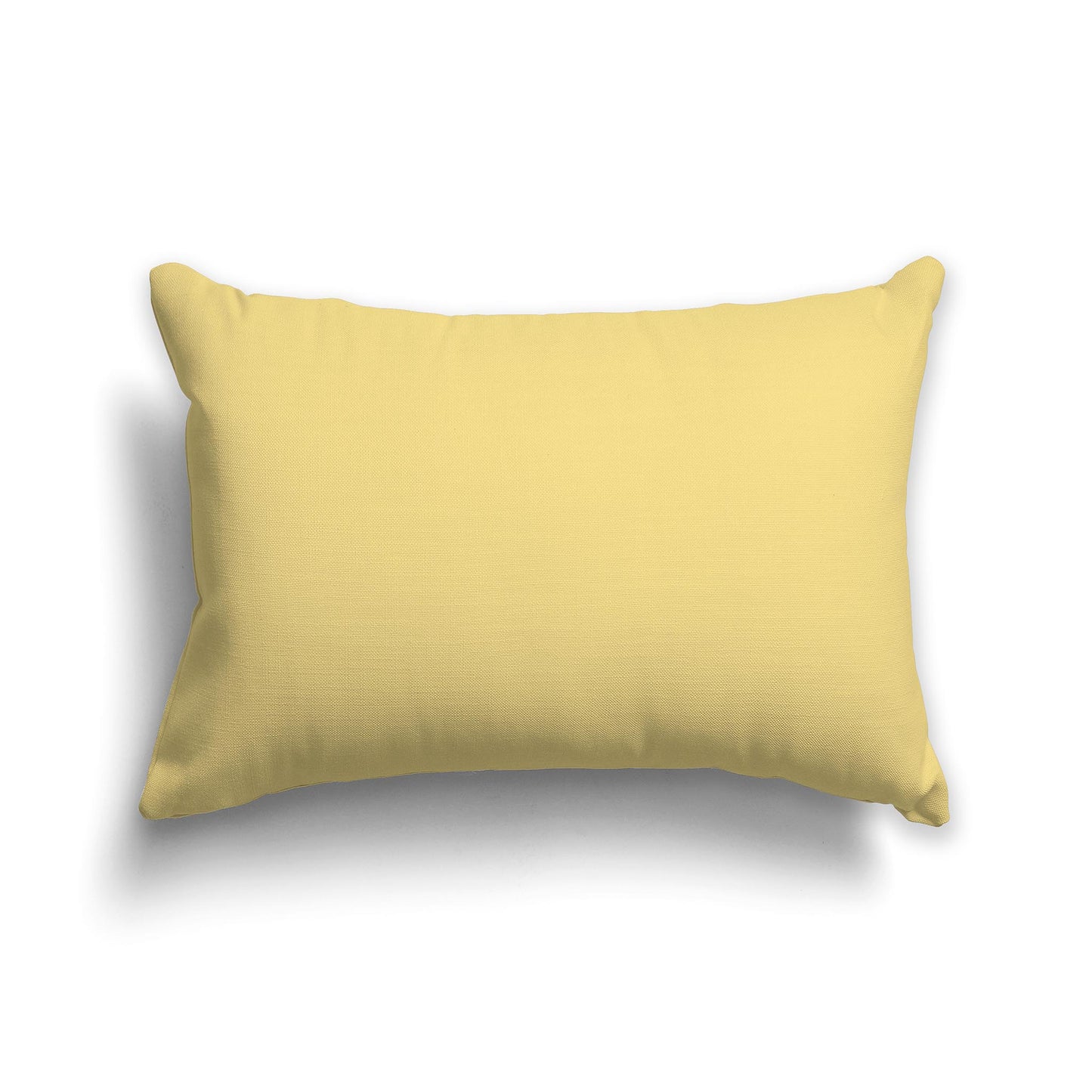 Square Throw Pillow in Solid Medium Yellow-Gold