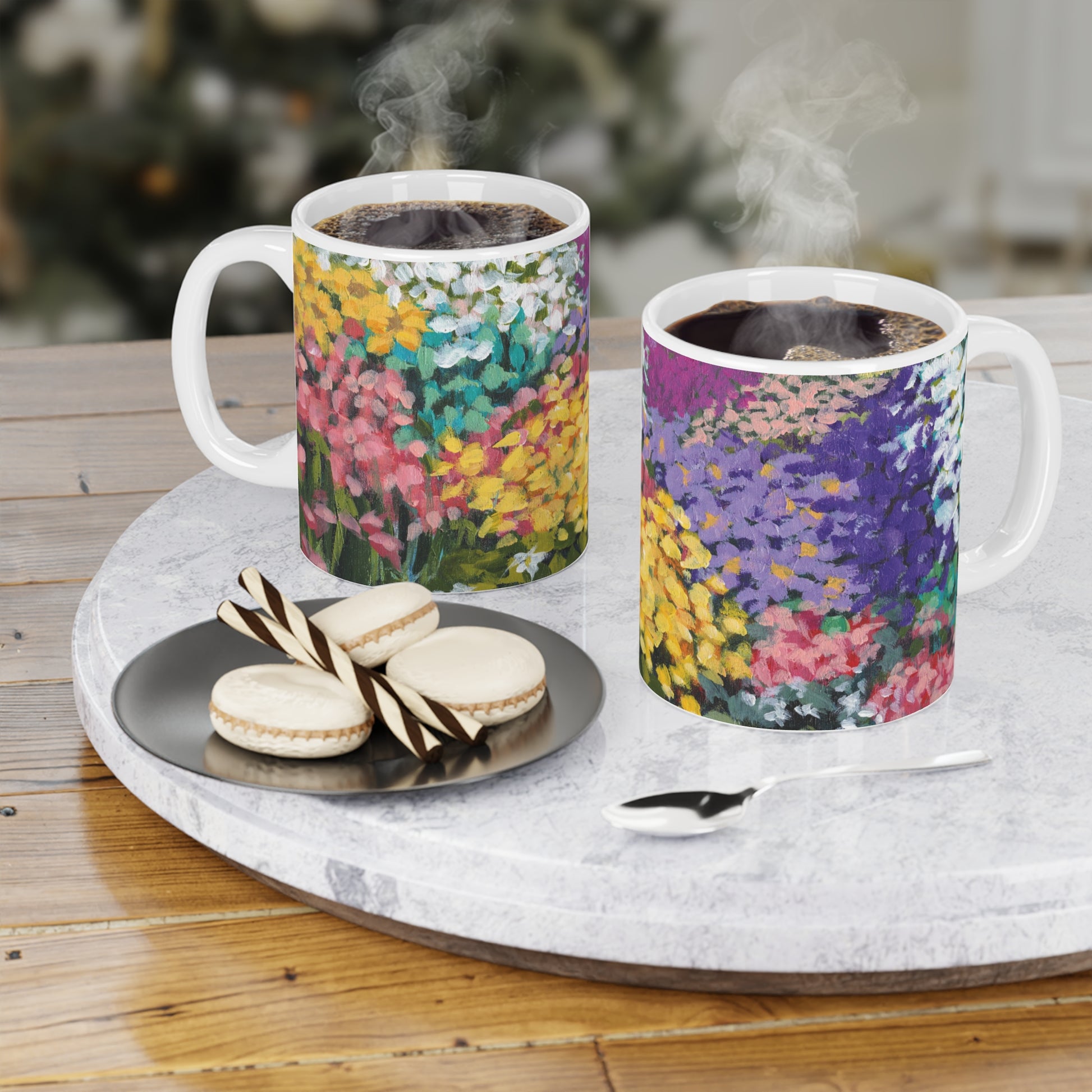 Floral Garden Fine Art 11oz Ceramic Mug