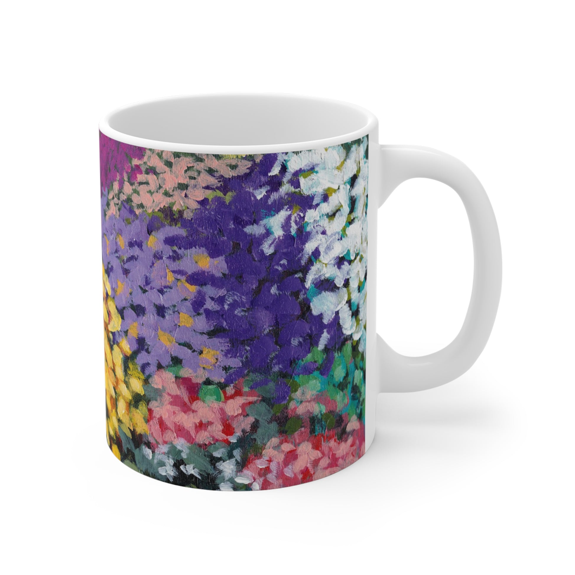 Floral Garden Fine Art 11oz Ceramic Mug
