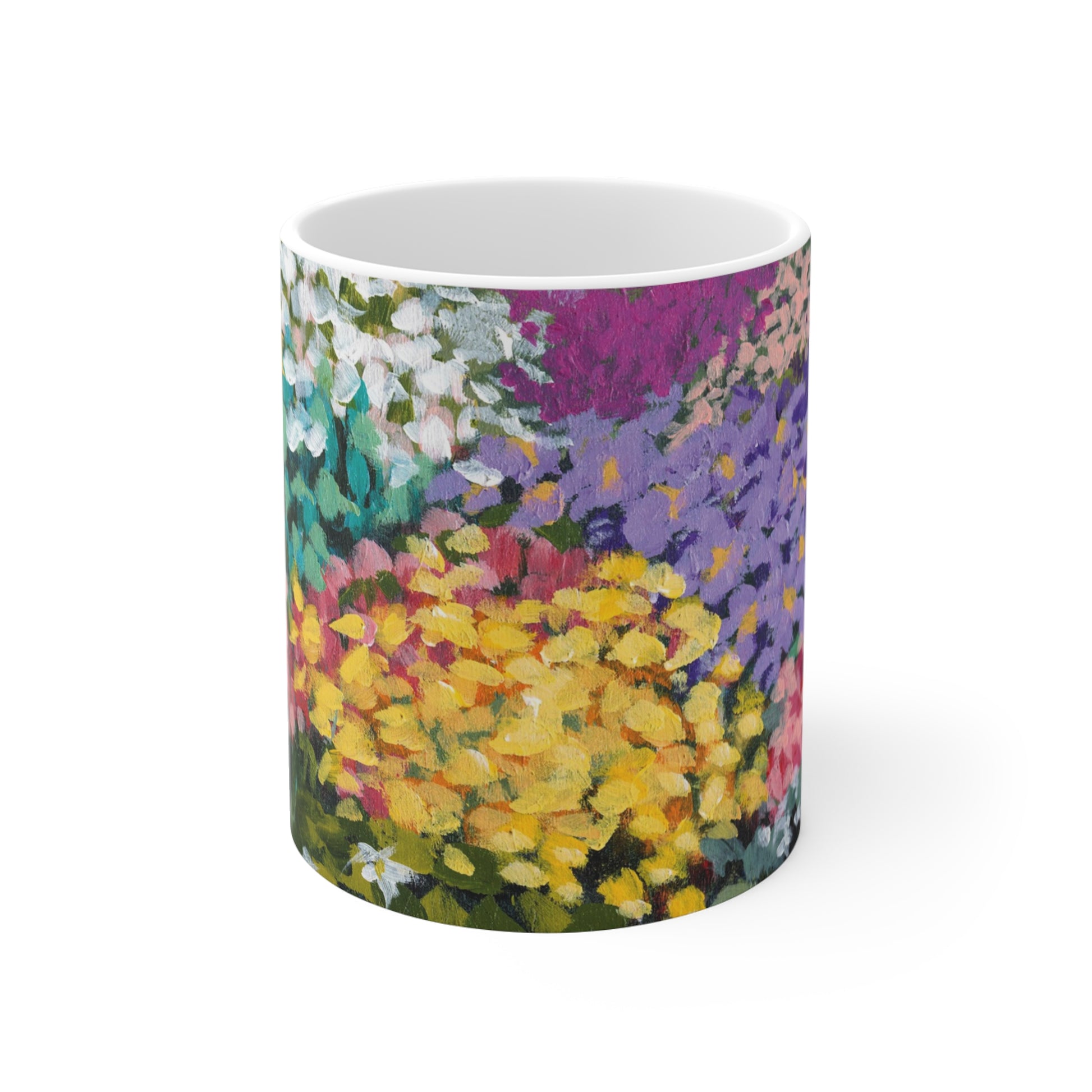 Floral Garden Fine Art 11oz Ceramic Mug