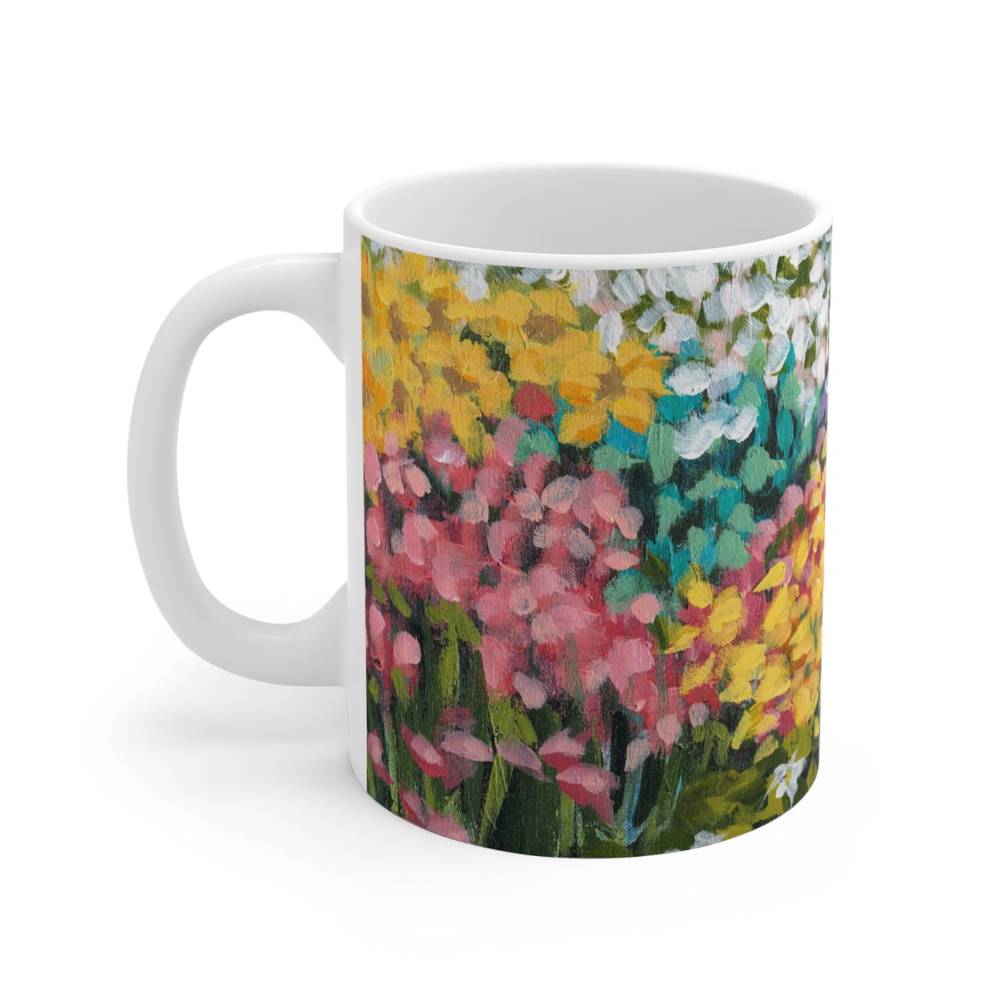 Floral Garden Fine Art 11oz Ceramic Mug