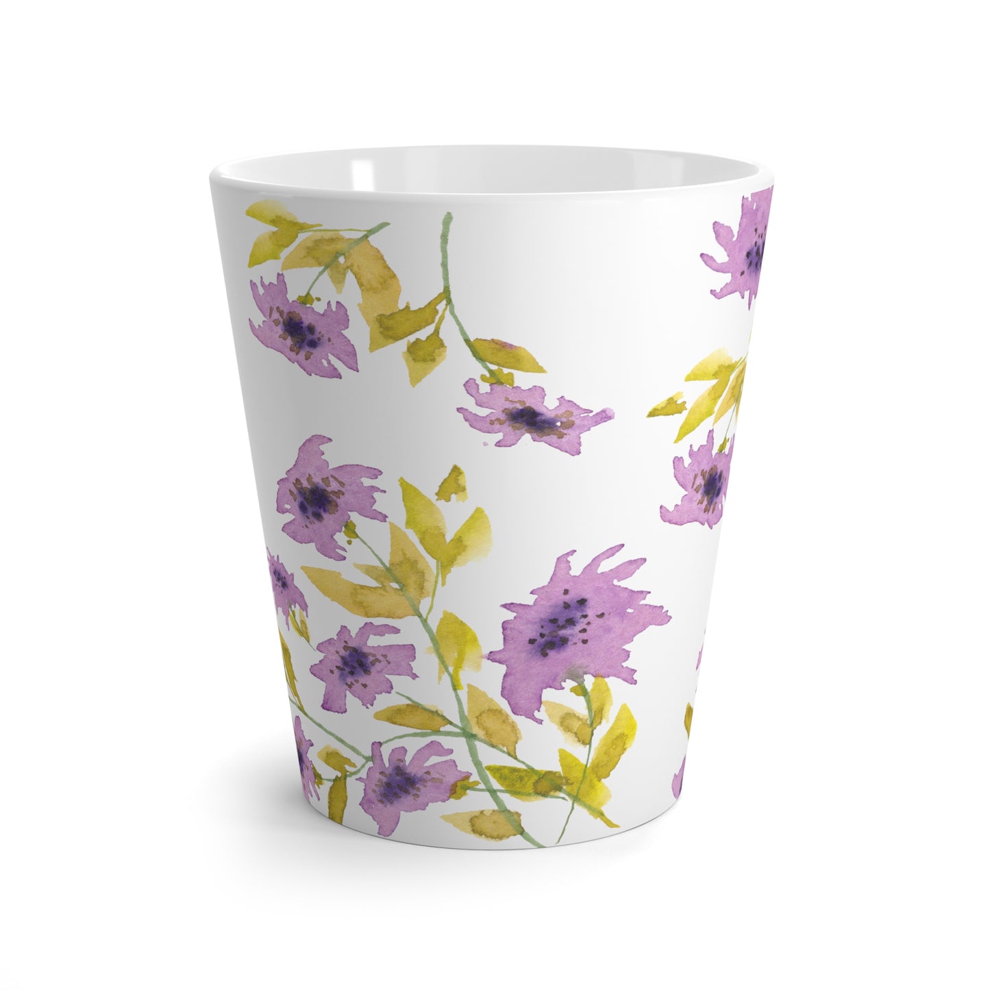 12oz Fine Art Watercolor Latte Mug | LM-1364