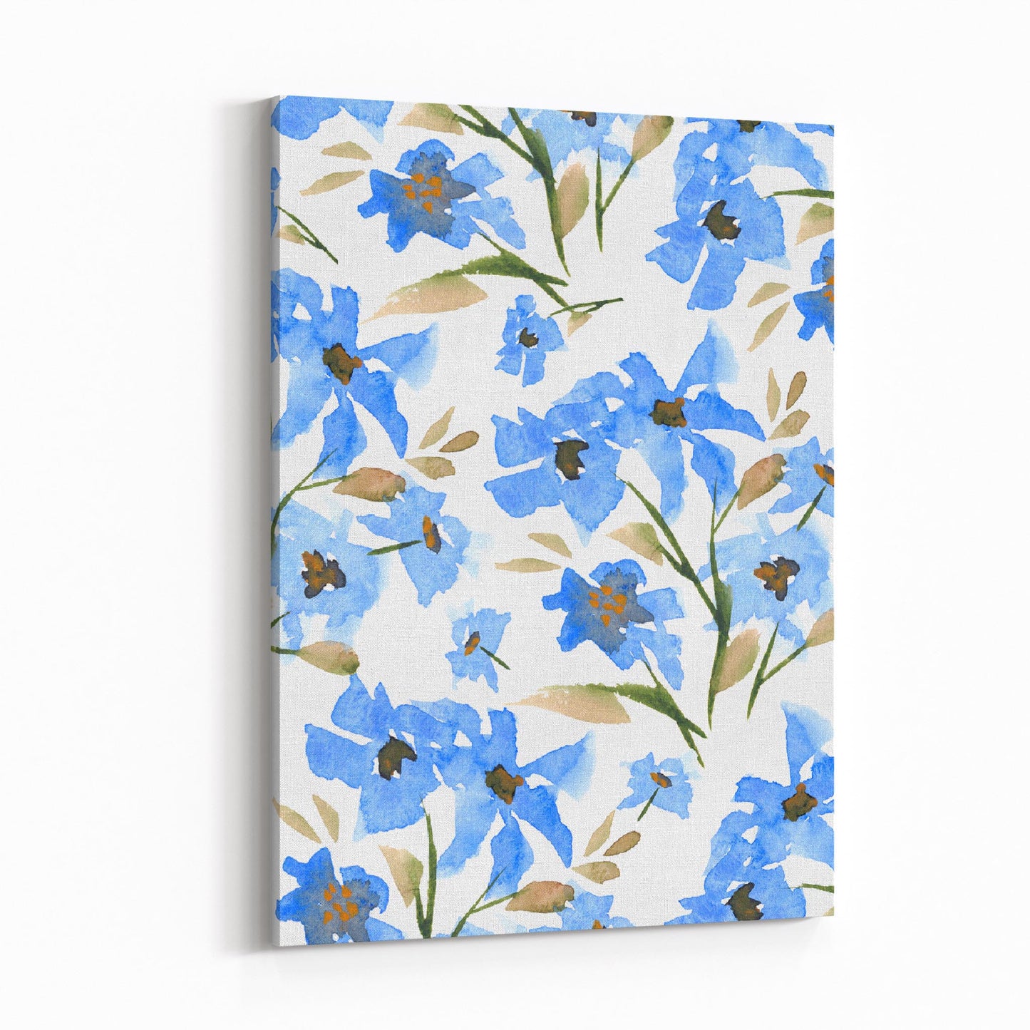 Floral Watercolor 1400 - 6"x8" Slim Canvas Fine Art Print