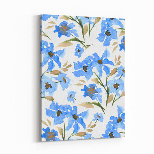 Floral Watercolor 1400 - 6"x8" Slim Canvas Fine Art Print
