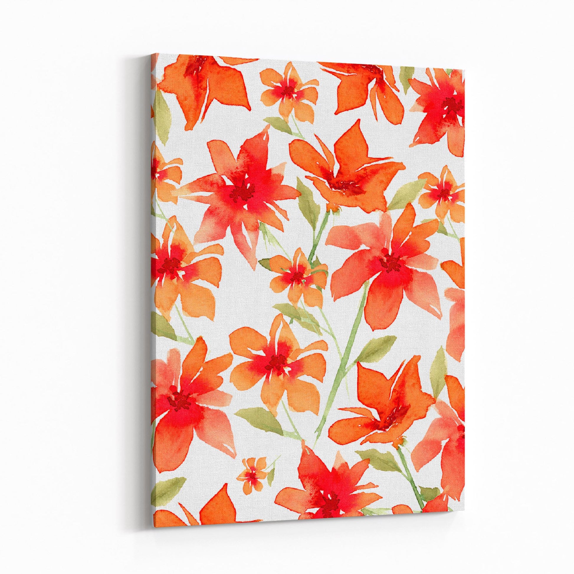 Floral Watercolor 1410 - 6"x8" Slim Canvas Fine Art Print