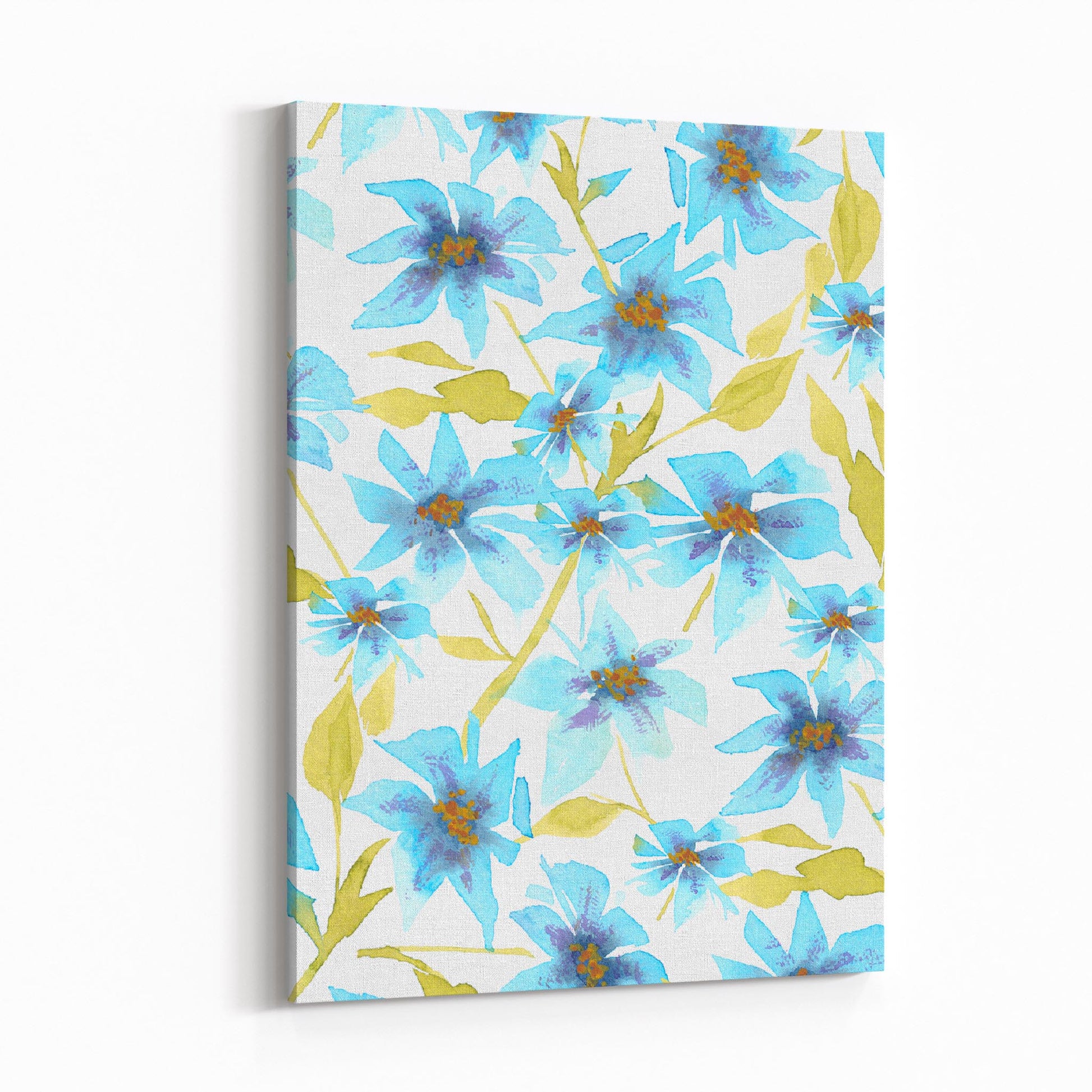 Floral Watercolor 1430 - 6"x8" Slim Canvas Fine Art Print