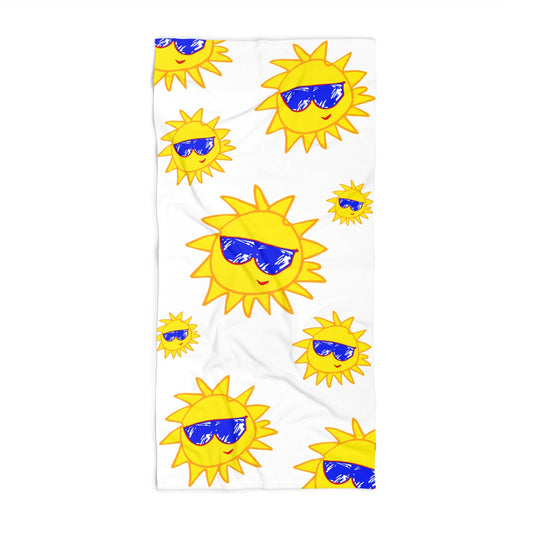 Beach Towel with Sunfilled Cheerful Vibes | BTSF
